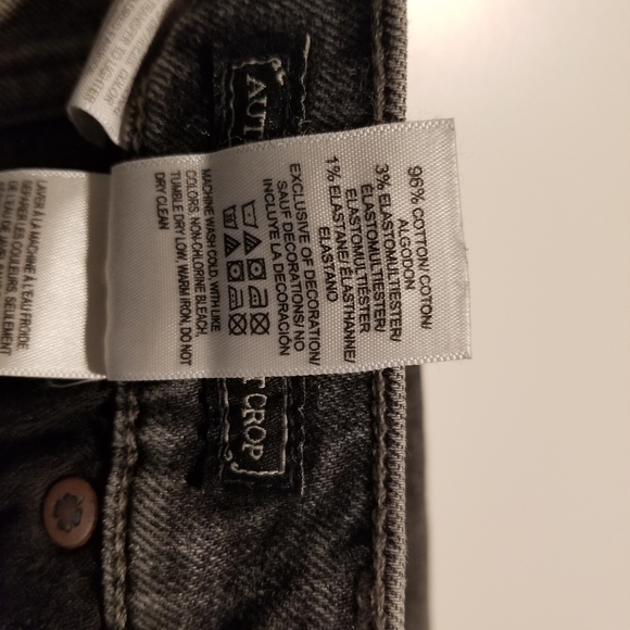 Lucky Brand Authentic Straight Crop Jeans Size 24 - Picture 6 of 8